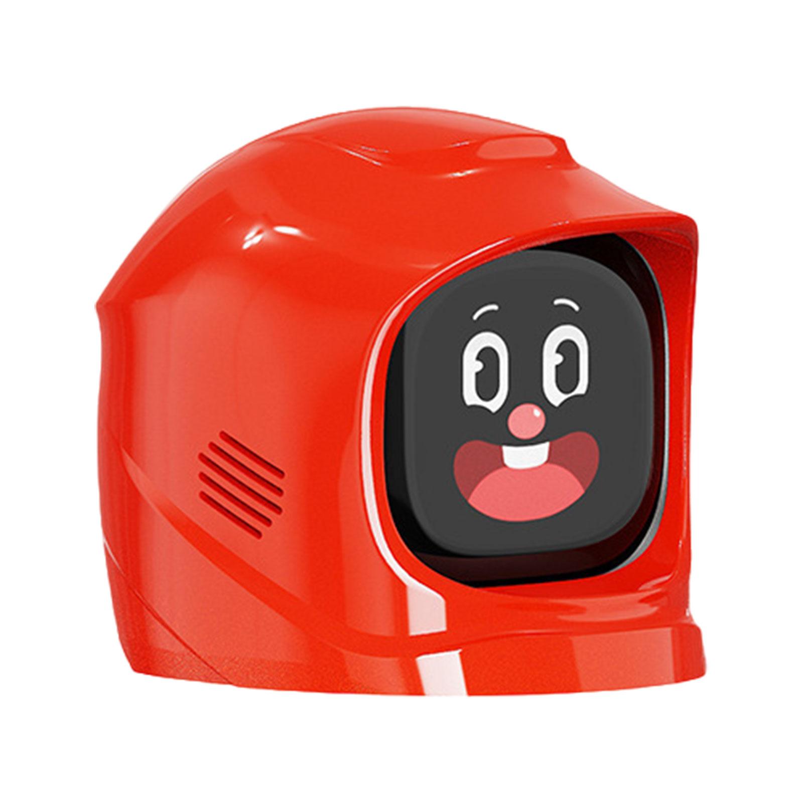 

Інтерактивна панель AI-помічник Електронний вихованець Реакції на рух у реальному часі 10 годин використання Магнітні змінні кришки Крутий декор для автомобіля червоний