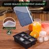 Food Grade Silicone Ice Cube Tray With Lid For Home And Commercial Use