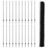 VidaXL Pieux de clôture 22 pcs U-Channel Gris 150 cm Acier 3336907