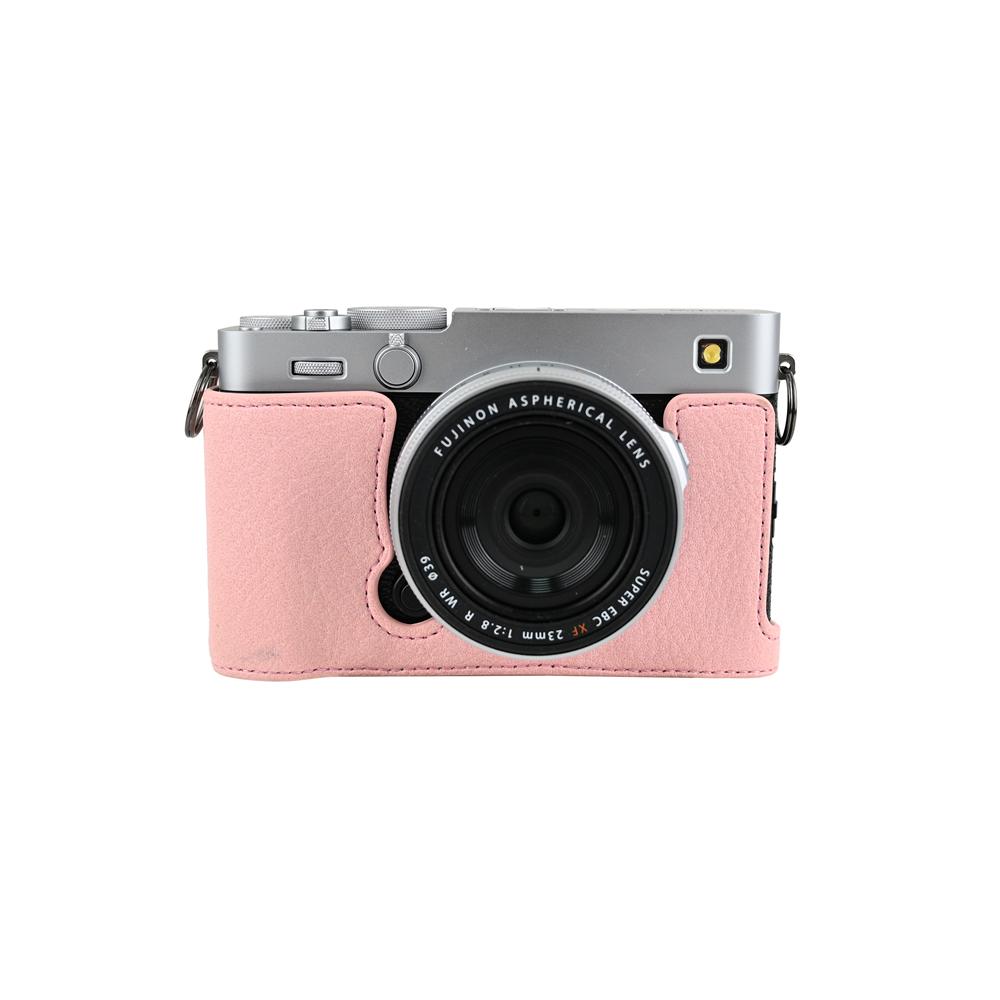 PU Camera Half Case for Fujifilm X-E5 Fuji XE5 Protective Shell Bottom Battery Opening Cover
