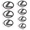 3D ABS Auto Front Heck Emblem Für Lexus IS250 CT200H GS300 NX200 GS350 IS200 IS300 ES200 ES300 GX470 RX400 Kofferraum Emblem Aufkleber