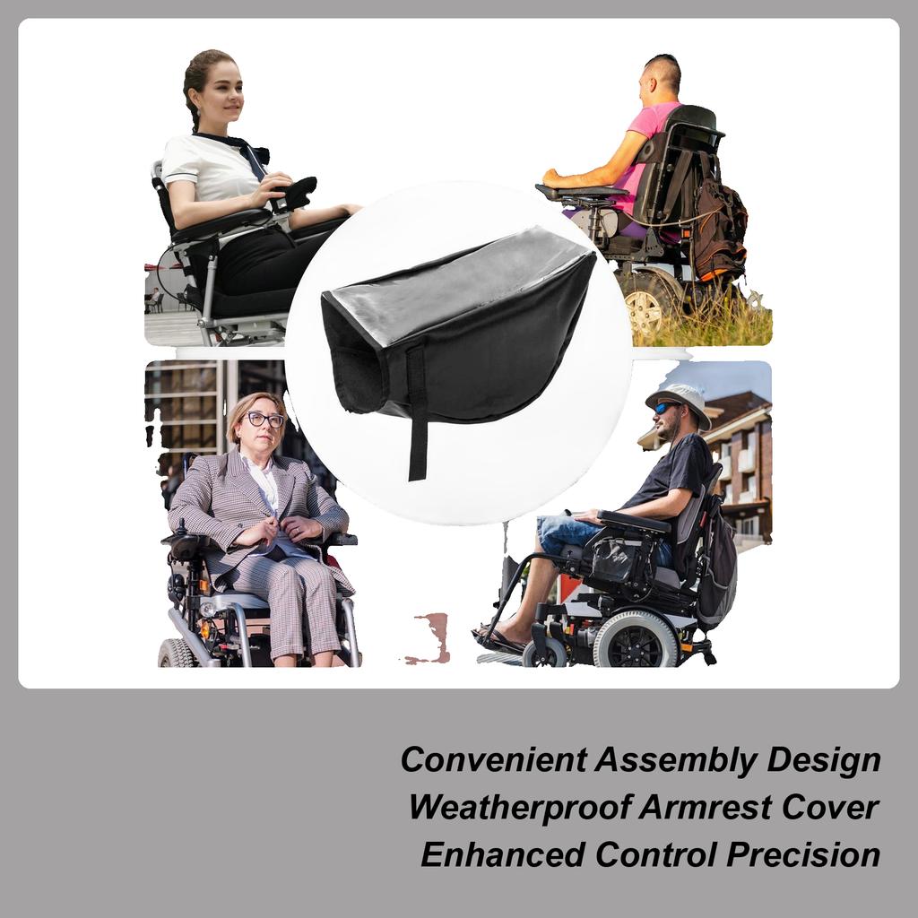 Power Wheelchair Armrest Cover Waterproof Wheel Chair Controller Protector Wheelchair Controller Protective Cover For