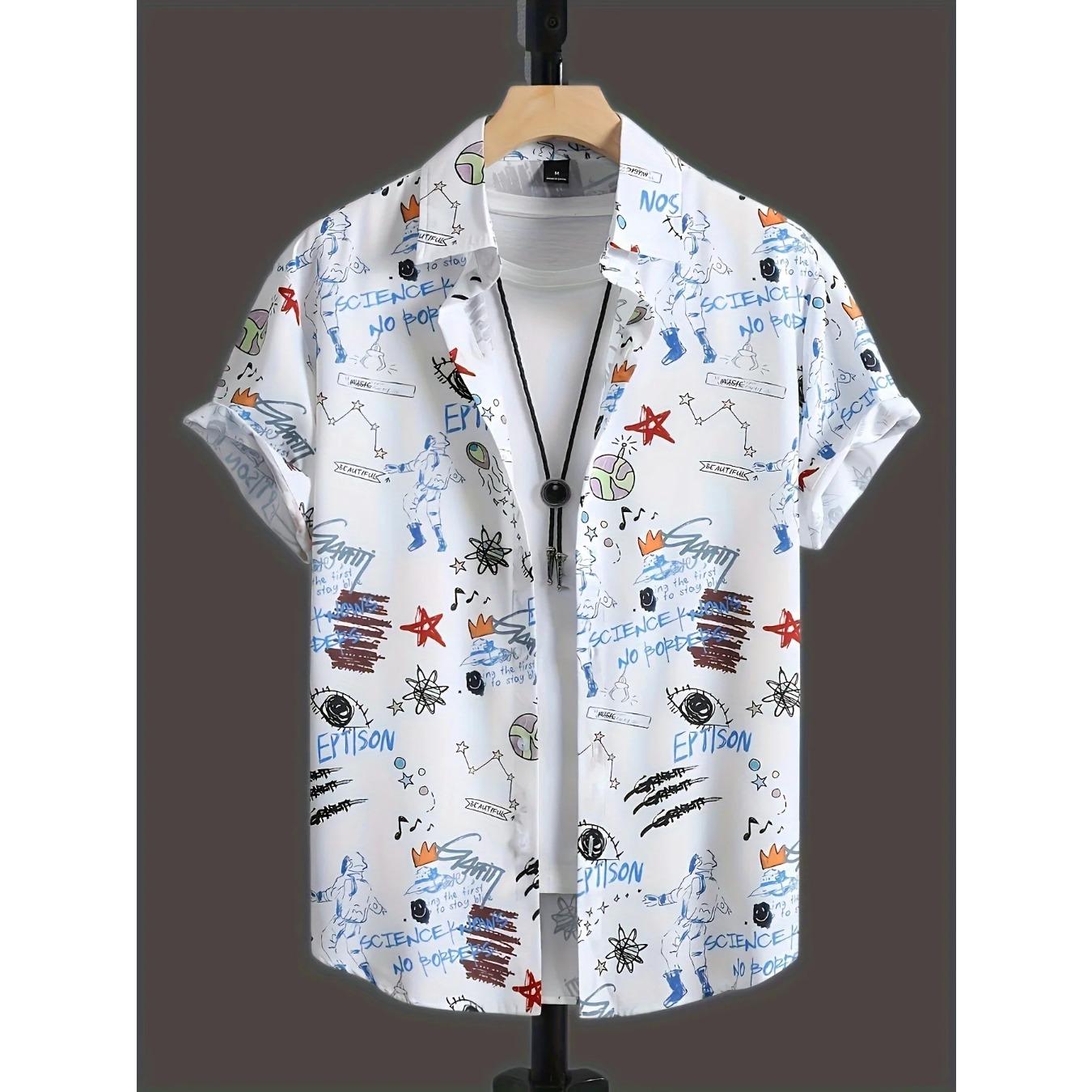 2026 Summer Coconut Tree Men Hawaiian Shirt 3d Plant Shirt For Men Flower Print Plus Size Hawaiian Shirts Beach Flower XS