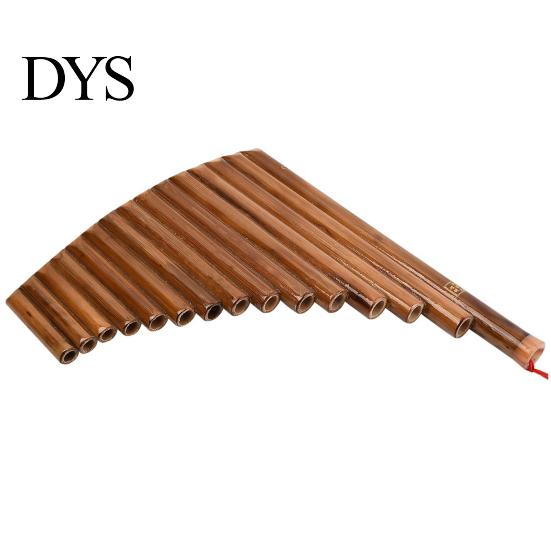 Pan Pipes Flute Correctly Tuned Left-Hand Easy To Learn 15 Chinese Traditional Musical Instrument for Smell-less