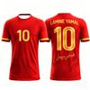 Rami Yamal 3D Printed Football Fan Sports T-shirt Is Breathable and Quick-drying, Suitable for Summer Outdoor Family Wear