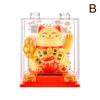 Zhaocai Cat Decoration With Solar Energy Automatic Shaker  Creative Cake Decoration Gifts Lucky Cat Statue