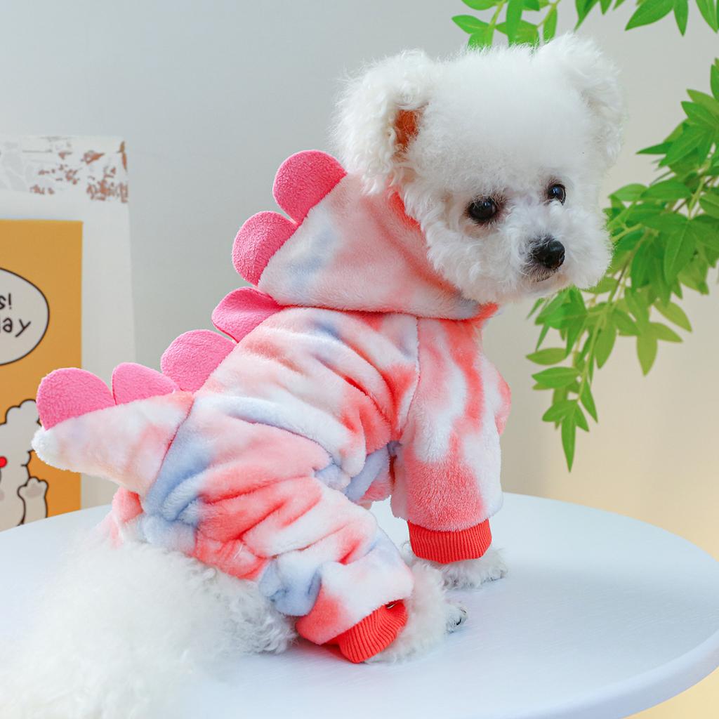Winter Fleece-Lined Dog Cat Coat Warm Plush Puppy Kitten Clothes Costume Outfit Puppy Dog Clothes Dog Sweater for Large Dogs