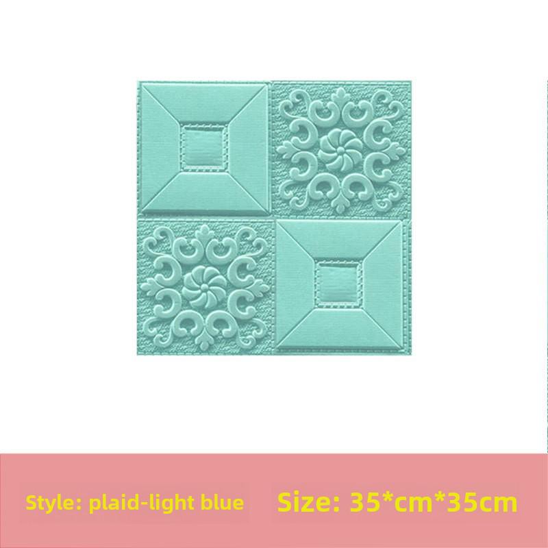 3D XPE Foam Self-Adhesive Brick Wall Stickers, 30x30cm, Small Size