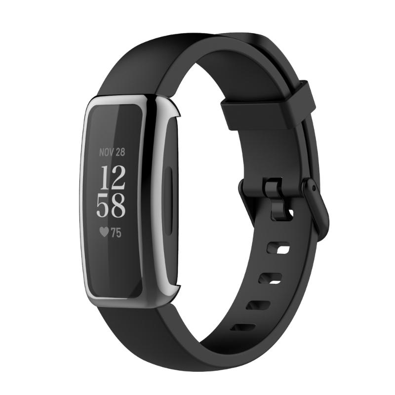 Case for Inspire 2/3 TPU Thin Plated Case Shock-Proof Cover All-Around Protective Bumper Shell Smartwatch
