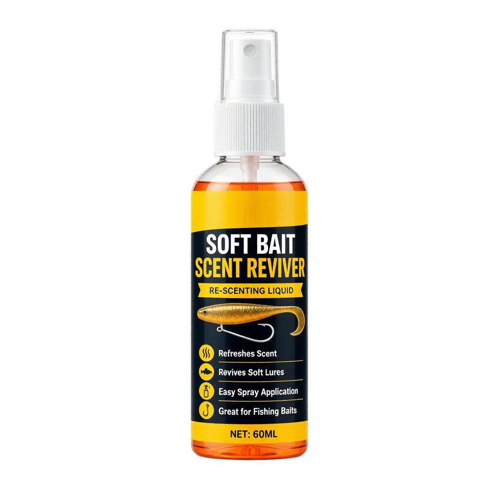 Spray Aromatico per Pesca su Plastica Morbida - Rigeneratore e Ricarica Aromatiche