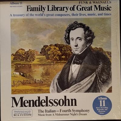 Płyta LP MENDELSSOHN - Włoska - Czwarta Symfonia / Mus FW311 RCA CUSTOM 1976 USA Klasyczna Używana