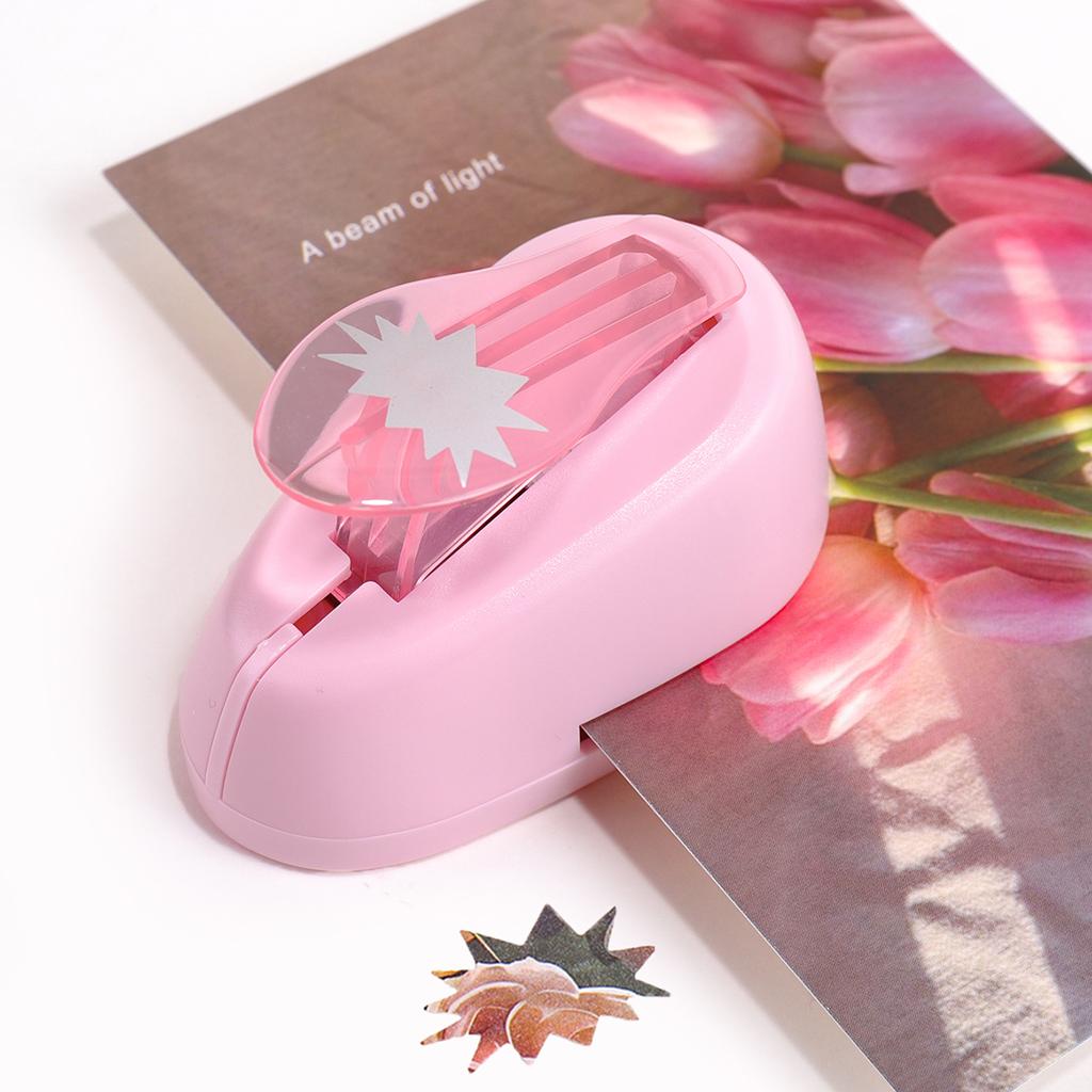 Stamp Shaped Paper Punch, Portable Hole Puncher for Crafts, Scrapbooking Supplies, DIY Card Making & Paper Crafting Tool Gift
