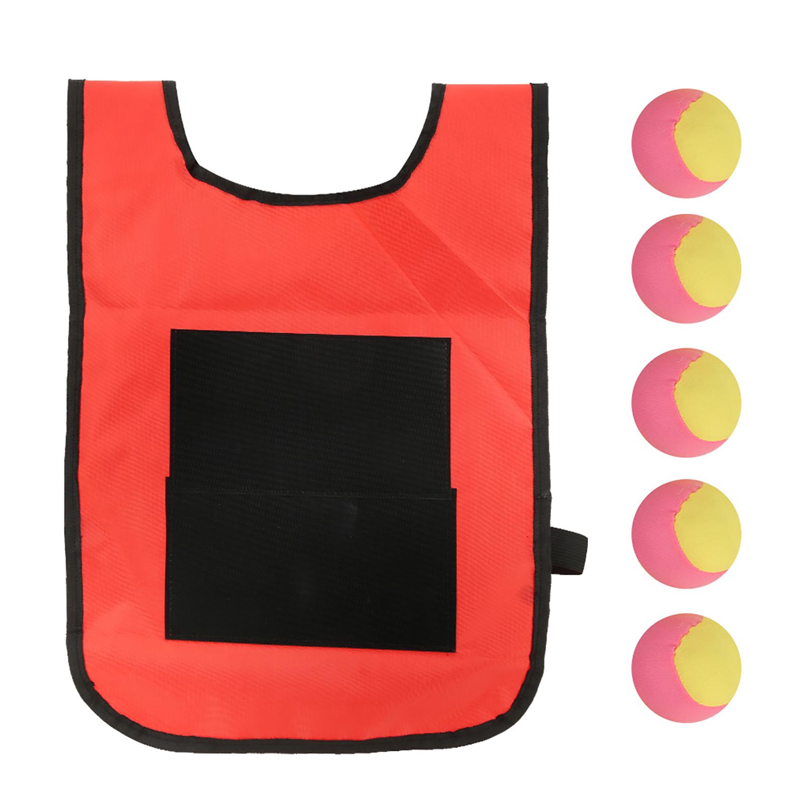 Stickness Vest Outdoor Children Throwing Target Game with  s for Kid