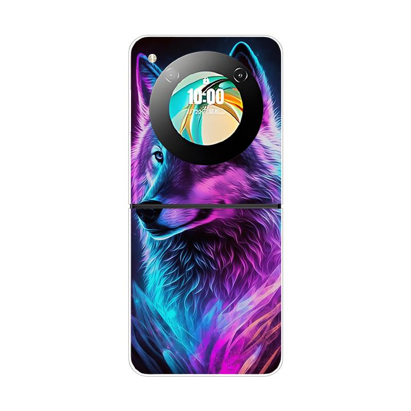 Etui na ZTE Nubia Flip Flip2 Luksusowe Modne Pokrowiec Przezroczyste Twarde Etui PC na Telefon Na ZTE Libero Flip Odporne na Wstrząsy Zderzak Obudowa