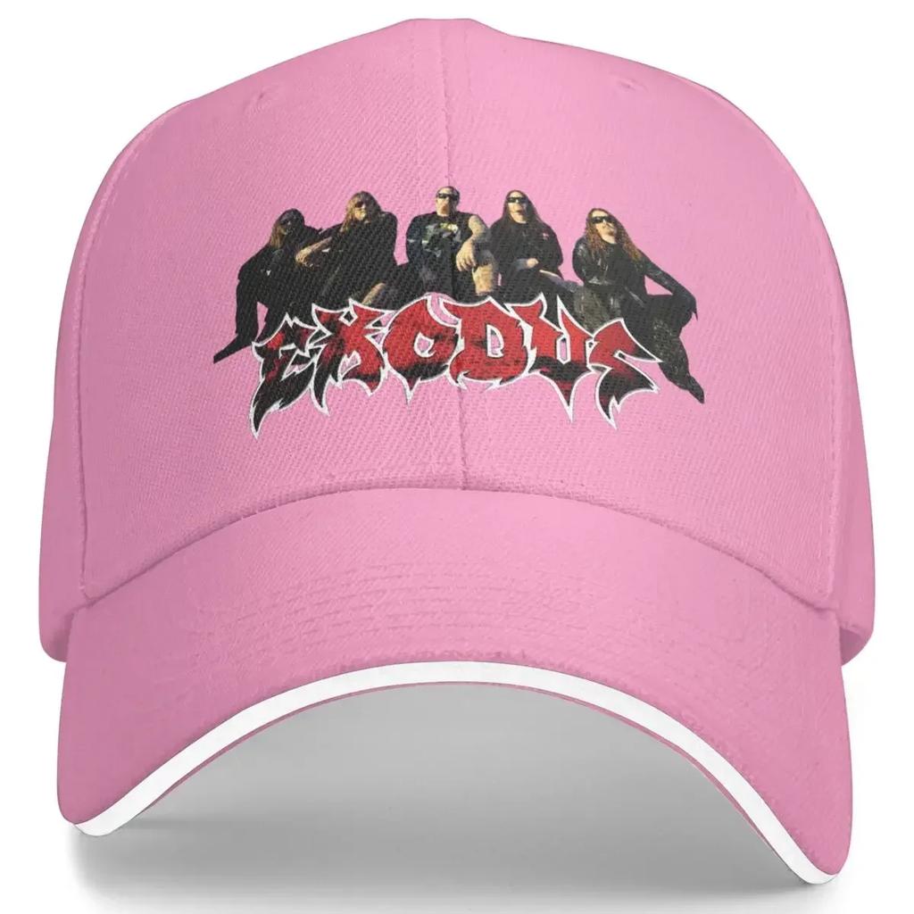 Exodus Rock Band Hats Wear For Unisex Cap Casual Metal Music Baseball Caps Gift