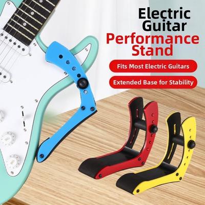 Verstellbare Gitarrenbeinauflage Anti-Rutsch-Gitarrenständer Gitarrenzubehör Gitarrenspieler