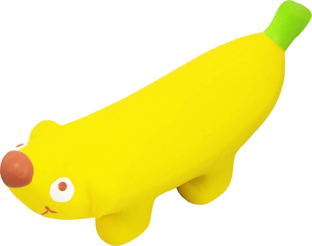 PLATZ PET Dog Toy Banana Dog Yellow SUPPLISES&FUN (Platz)