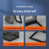 86 Type Waterproof Bathroom Switch and Socket Cover: Transparent Surface-Mounted Splash-Proof Box