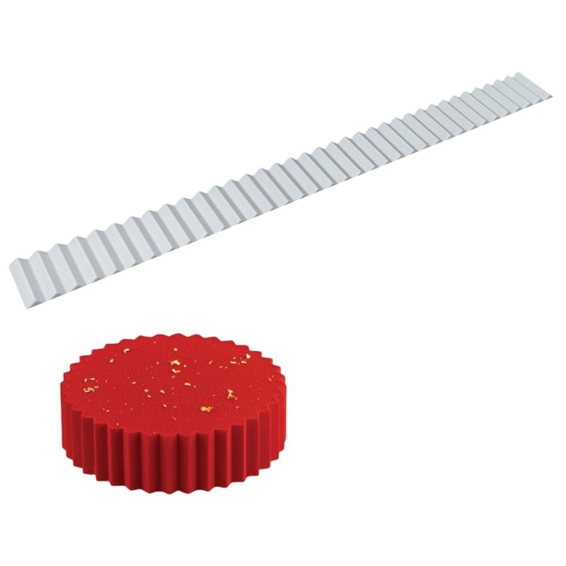 Elegant Lace Pattern Molds Cake Border Decorations Kitchen Bakings Tool Fondants Moulds Silicone Texture for Baking