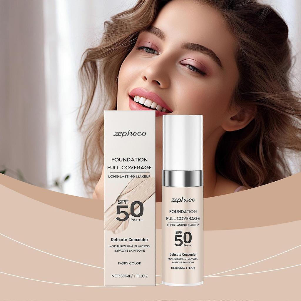 Ivory flawless warm-changing foundation moisturizing, oil-control, non-slip, light and breathable foundation 30ML