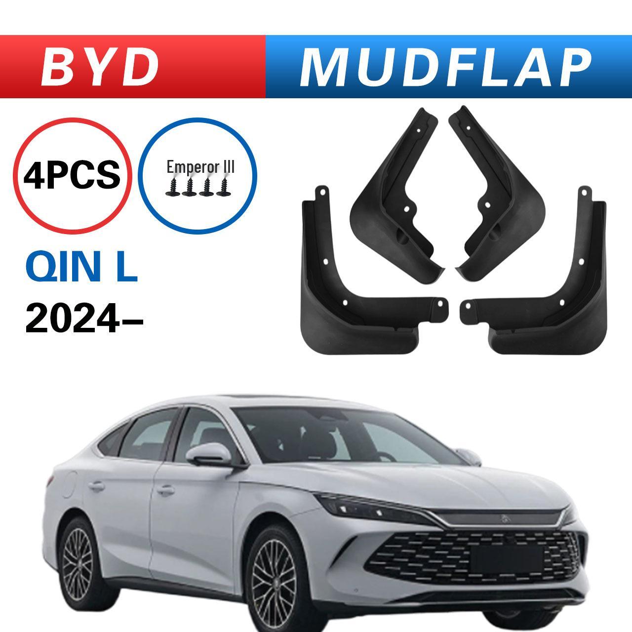 BYD Qin L 2024 Car Mud Flaps - Cross-Border Compatible