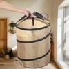 1pc Pop-up Trash Can, Outdoor Portable Camping Folding Trash Can Camping Trash Can Gardening Garden Garbage Bag Garden Leaf Buck