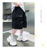 Boys' shorts, summer thin, 2026 new style, mid size children's stylish casual pants, children's summer workwear, five part pants trend
