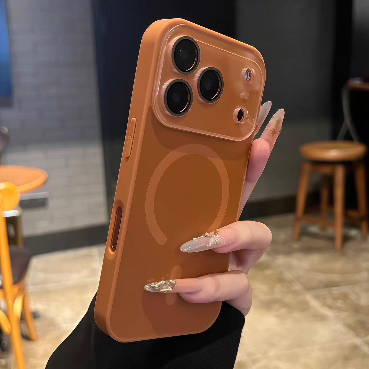 

Large window for iPhone17PROMAX matte AG mobile phone case Apple 16 all-inclusive lens film iPhone 17