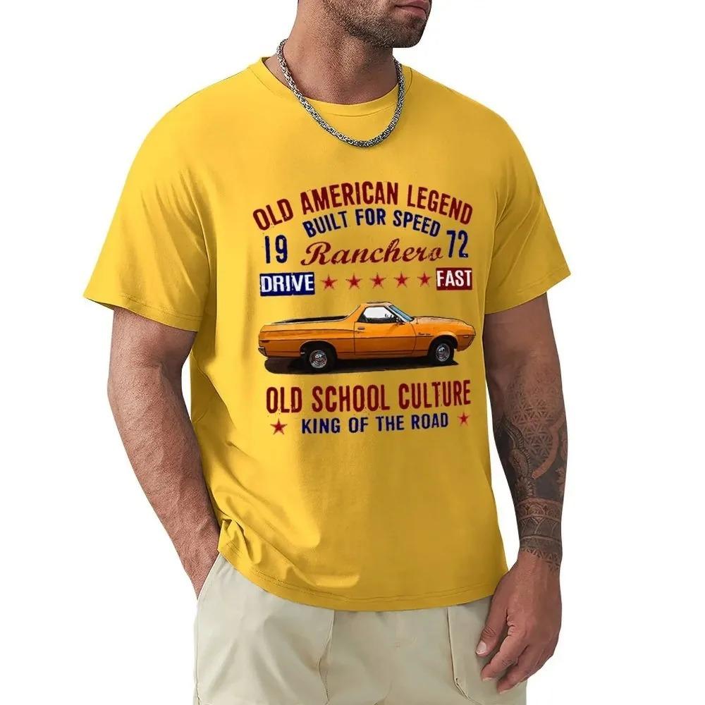 Funny T Shirts Vintage American Car  Ranchero Graphic T-shirt Mens  Tee Shirt  T Shirts Fashion