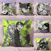 Cushion Cover Plush Fabric Soft Double-Sided Printed Sofa Warm Winter Home Gift Pillow Aya O-Oosawa Koga M-Mitsuki Stickers