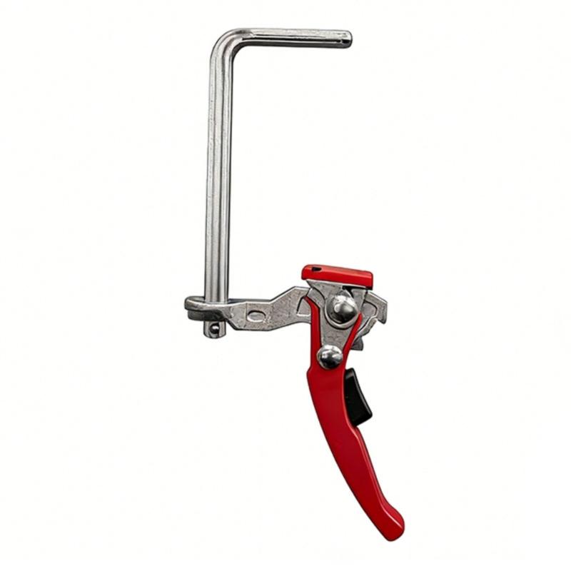 Быстрозажимная Струбцина-направляющая с трещоткой для столярных работ, с вылетом 60 мм