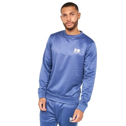 Crosshatch Mens Langtons Crew Neck Track Top