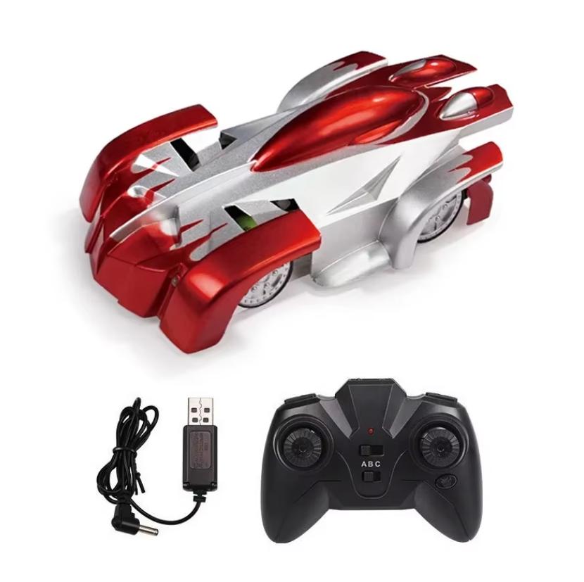 2.4G RC CAR Wall Climbing Car Remote Control Toys Climb Wall Ceiling Light Racing Model Electric Anti-gravity Children Toy