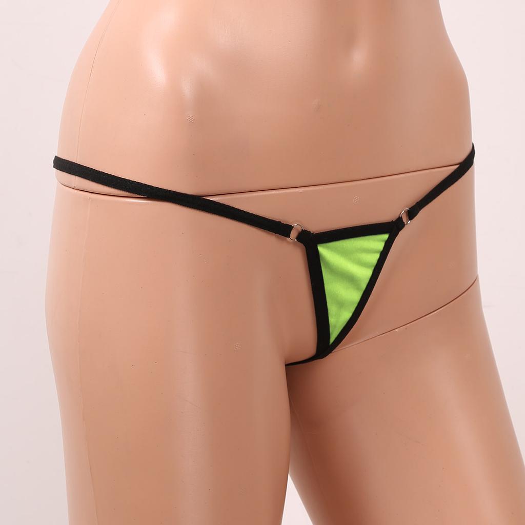 Damskie stringi z niskim stanem Micro Stringi Breakaway G-String T-Back Majtki Bielizna Bielizna