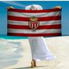 1PC As Monaco Crest Beach Towel - Soft,  Absorbent Microfiber, Lightweight, Ideal for The Beach, Parties, Travel, Camping fan gifts