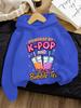 My Little Soda Pop Kinder Kapuzenpullover K-Pop Musik Koreanischer Anime Sweatshirt Hip Hop Jungen Kleidung Geschenk Süßer Spruch T-Shirt Locker Kinder Oberteil