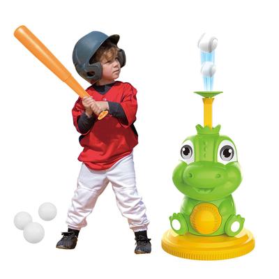 Dinosaur Baseball Catapult Serve Set, Outdoor Casual Baseball Sports Toy Gift