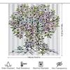 Rideau de douche Arbre Coloré Décoration Moderne Tendance Pour Votre Salle de Bain Fabriqué en Tissu Imperméable Pour une Utilisation Durable