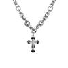 Men's Trendy Hip Hop Cross Necklace - High-End Versatile Pendant with Niche Design