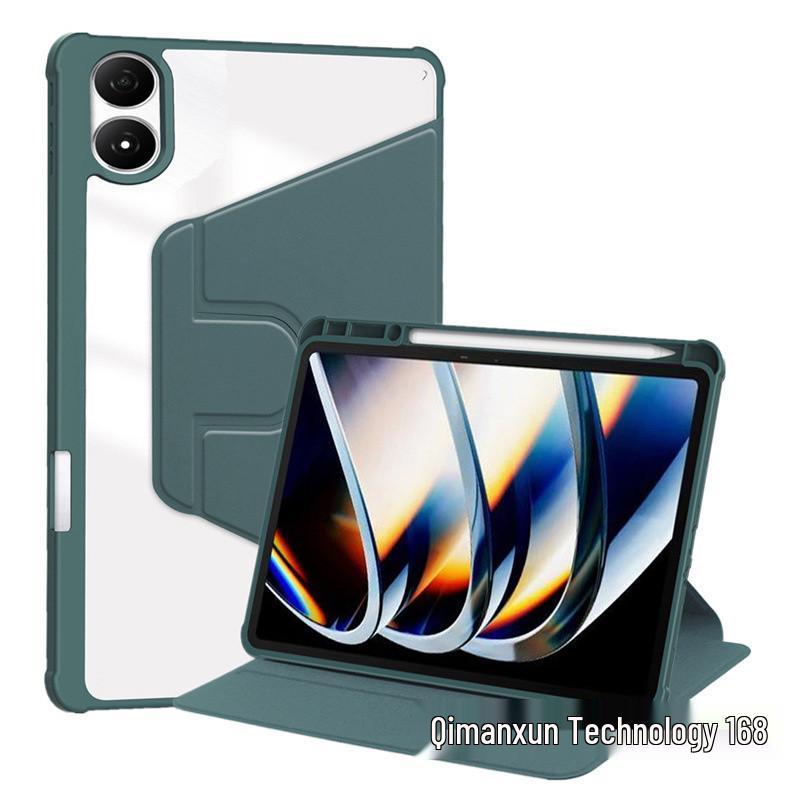 Infinix XPad20 Tablet Case: 11" Acrylic Rotating Pen Protective Cover