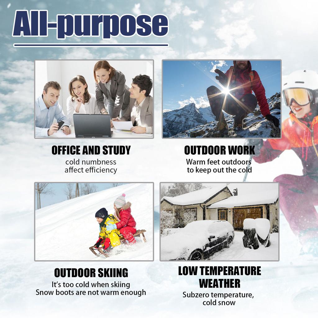 Selbsterwärmende Socken 35 Grad Celsius Aluminisierte Faser Thermosocken Warm Dick Beheizte Socken für Kaltes Wetter