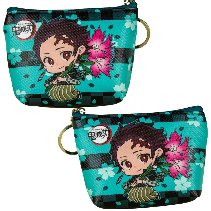 Japan cartoon comics Demon Slayer Coin Purse Earphone Organizer Student Coin Pouch Key Pouch 0023