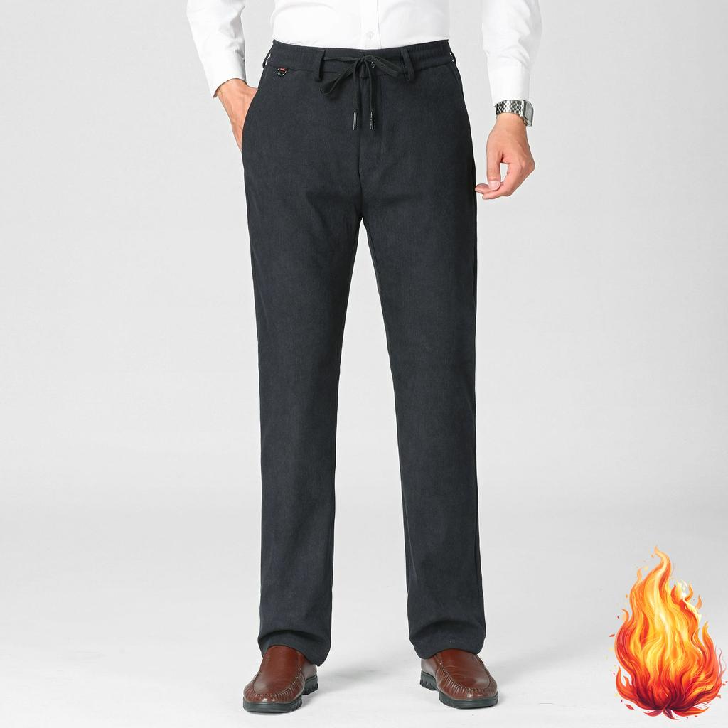 Dad's Pants, Men's Pants, Elastic Men's Pants, Autumn and Winter Casual All-match