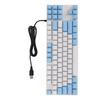 Mechanical Keyboard 87 Keys Blue   Ergonomic Multicolor Backlight Design Gaming Keyboard for   Typists