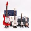 Wooden Mini Wooden Electric Guitar Mini Musical Instrument Model  Room Decoration