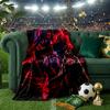 Dark Anime Ninja Character Blanket Lightweight Ideal Bedding Blanket Perfect for Travel, Camping, Living Rooms, Offices, Sofas, Fan Christmas Gift