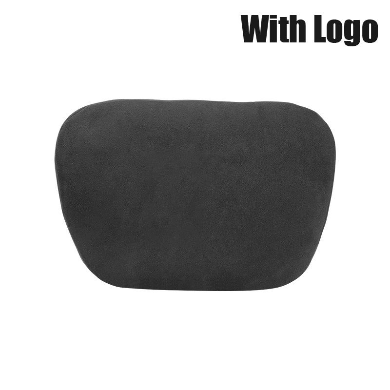 Car Seat Headrest Neck Pillow Memory Soft Comfort Neck Cushion With Logo Car Accessories for Model 3 Model Y Model S Model X