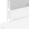Makeup Vanity Table with LED Lighting White 100 X 40 X 120 Cm