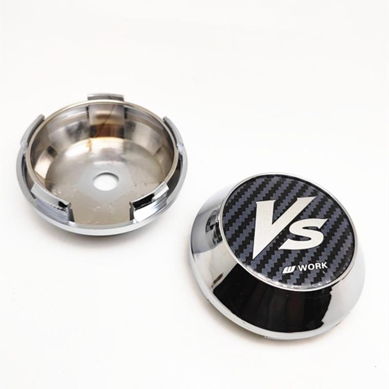 4pcs 65mm Car Wheel Hub Cover Center Caps for VS W Work Emotion X7 Racing Styling Badge Emblem Accessories
