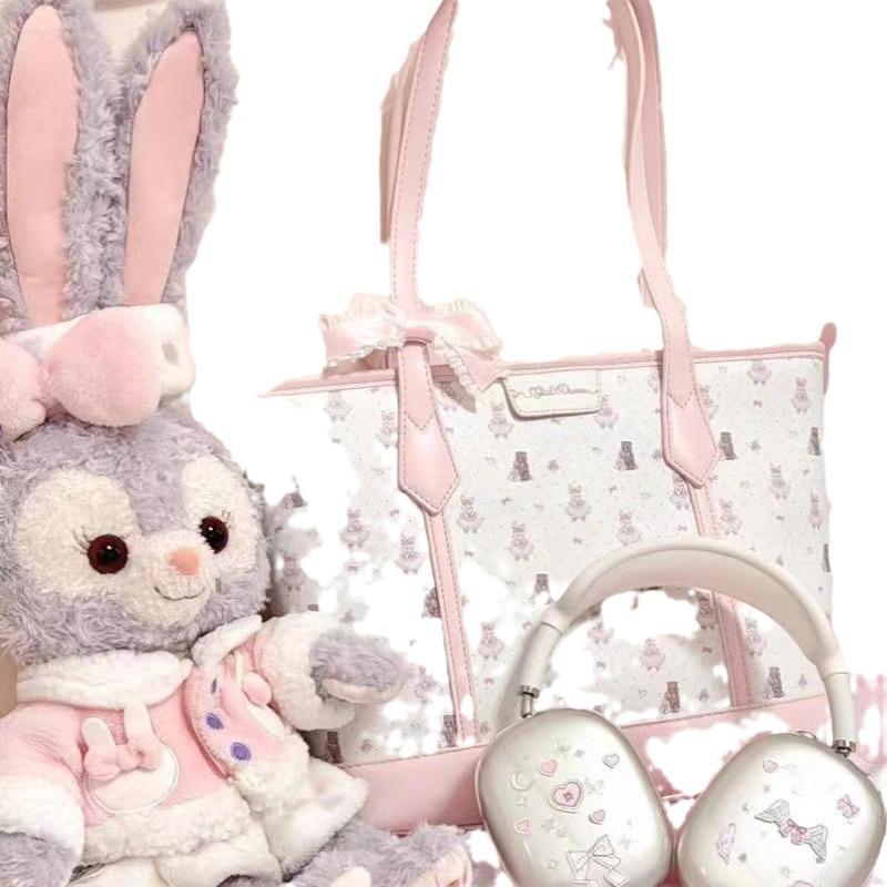 Niche Girl 2023 High-End Print Tote: Sweet, Versatile, Large Capacity Shoulder Bag